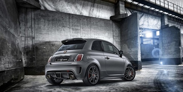 abarth 695 biposto 3/4 arrière