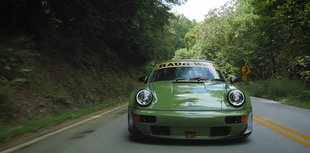 Une Porsche 911 RWB du côté d'Atlanta