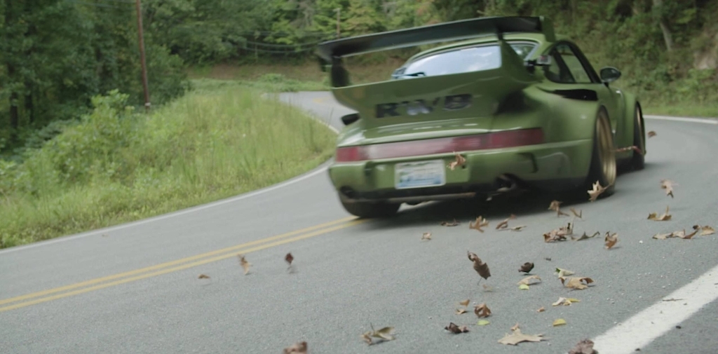 Une Porsche 911 RWB du côté d'Atlanta