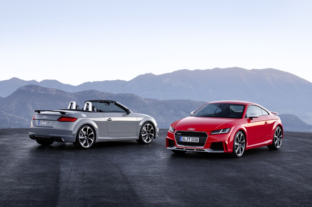 Nouvelles Audi TT RS Coupé et Audi TT RS Roadster