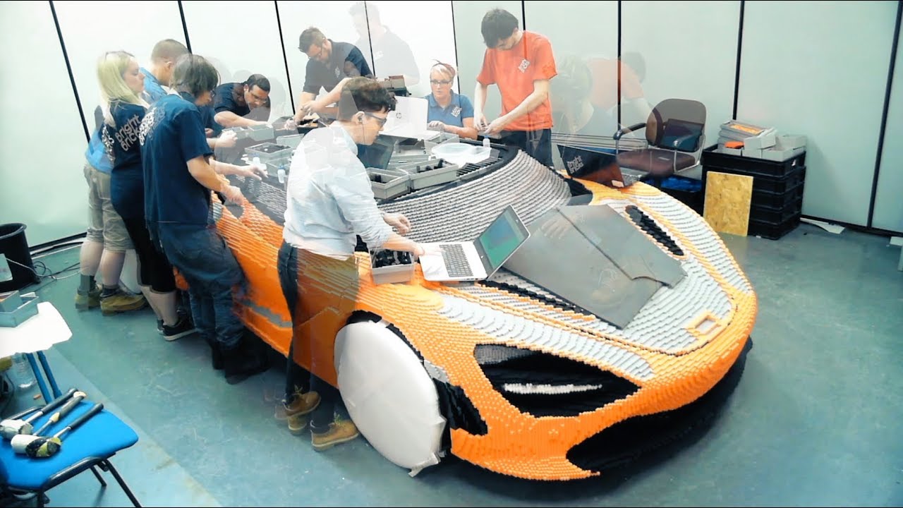 Une McLaren 720S en Lego à Goodwood