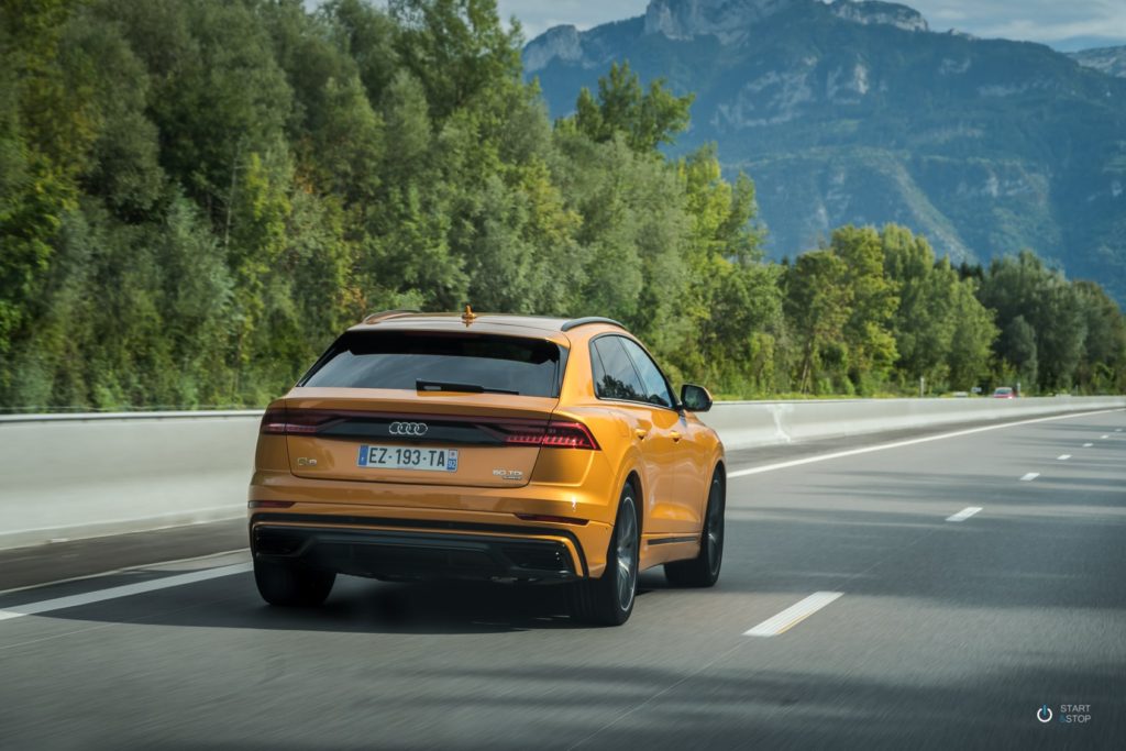 Audi Q8 route