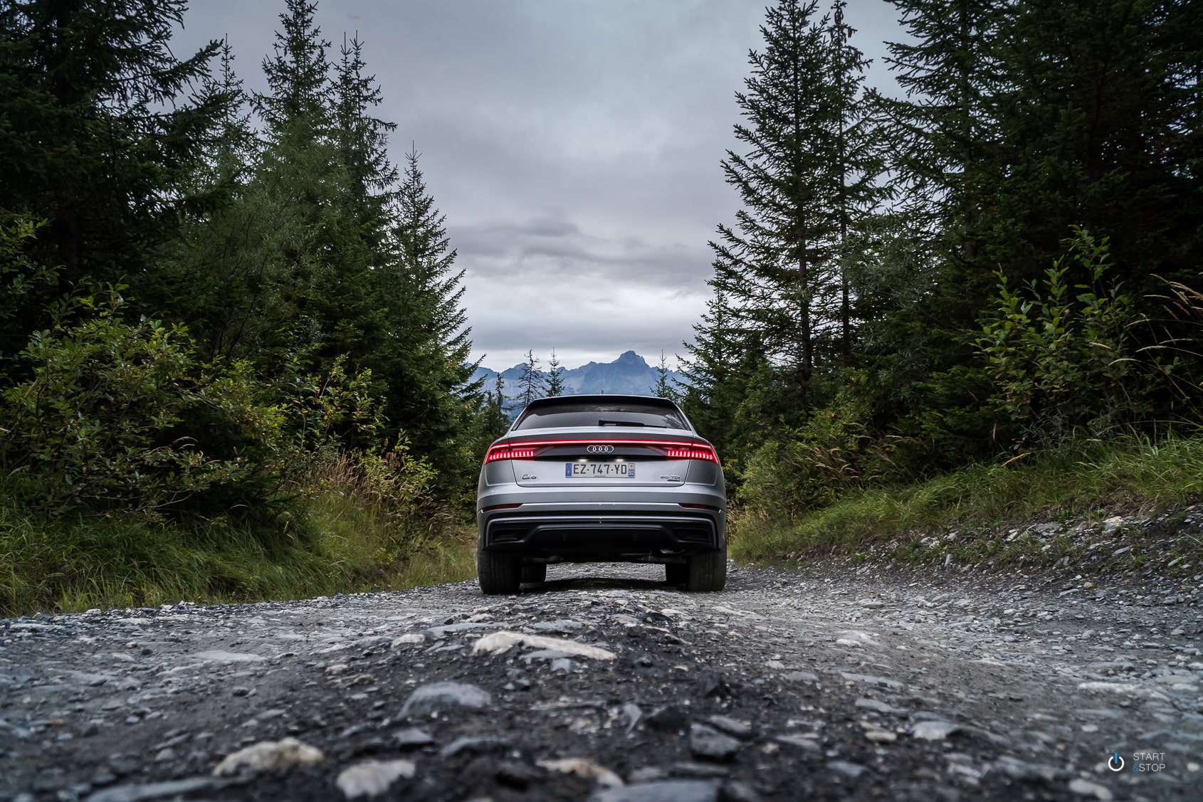 Audi Q8 bandeau noir