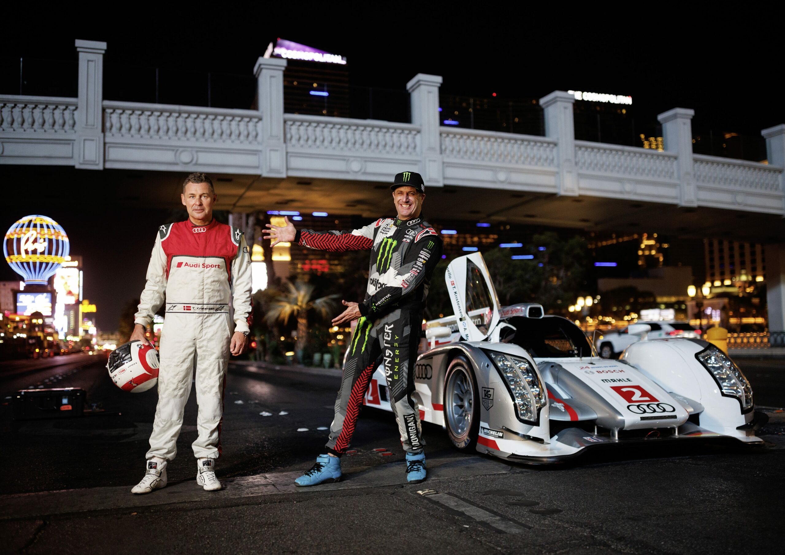 Tom Kristensen et Ken Block