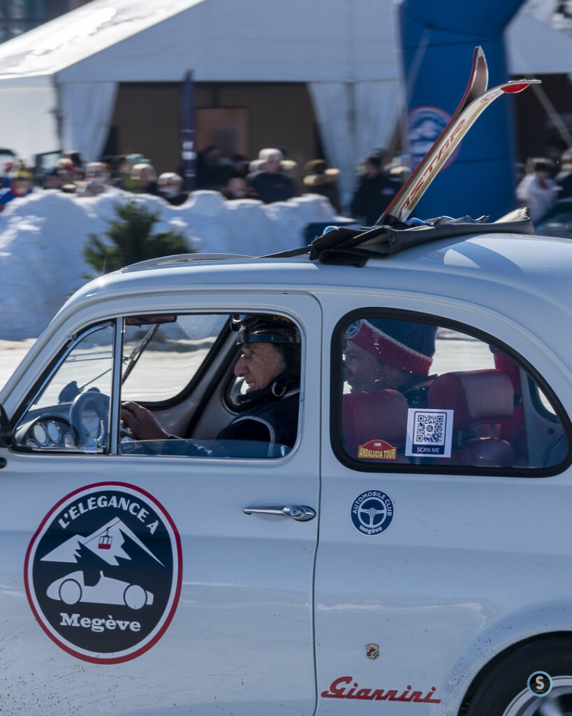 Cyril Neveu au volant d'une 500 Giannini