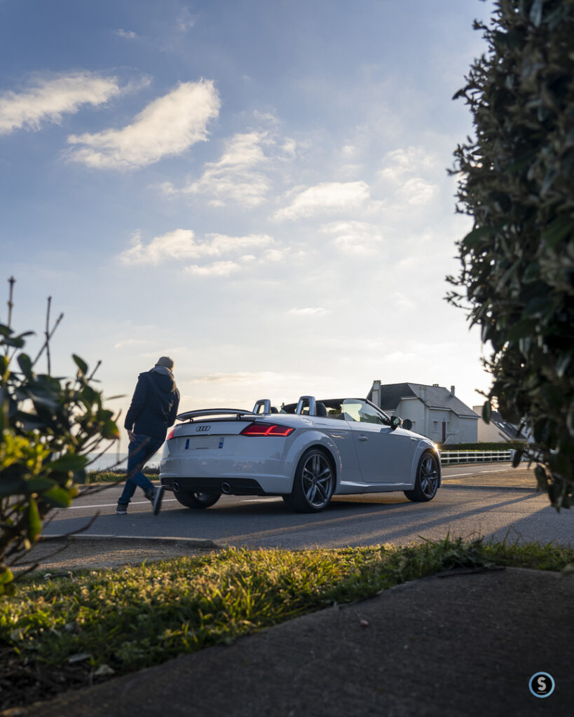 3/4 arrière Audi TT