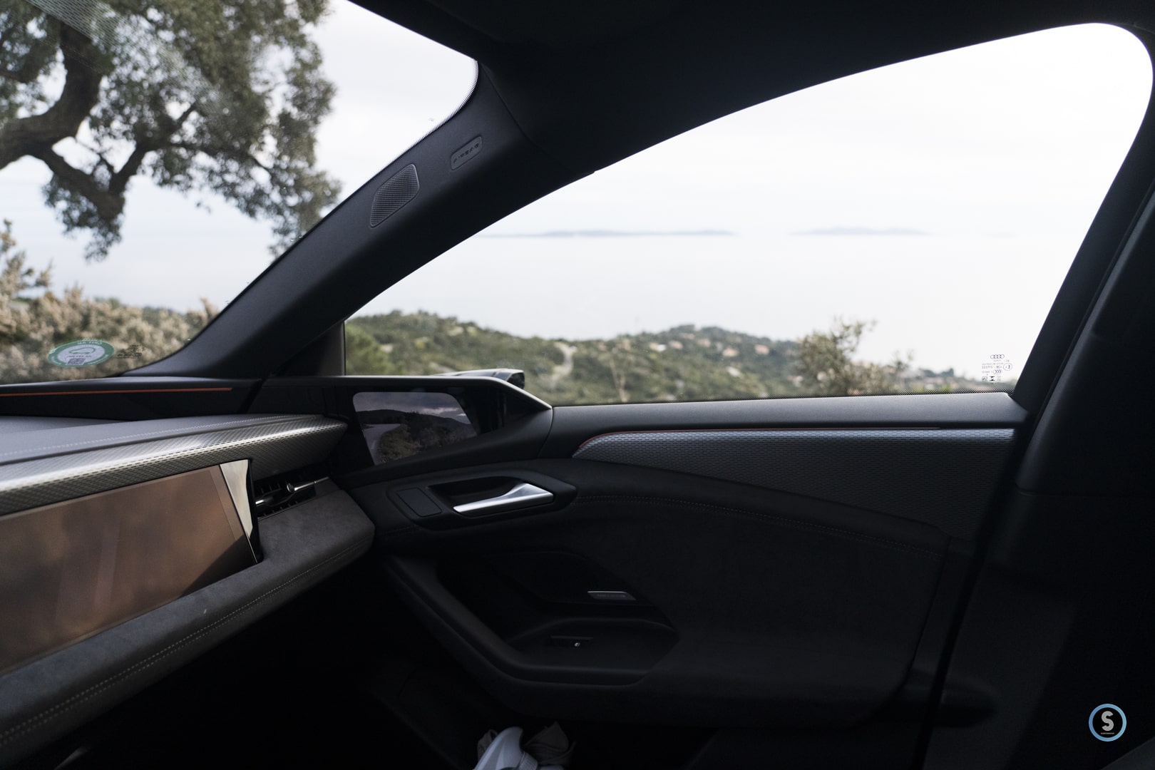 view from A6 Avant e-tron